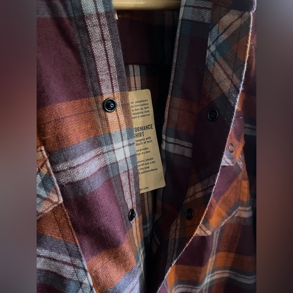 L.L. Bean Men's Plaid Flannel Overland Performance Shirt | Size Large NWT - Picture 5 of 9
